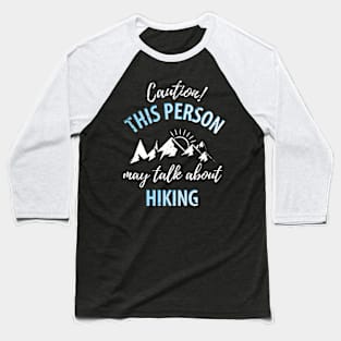 Mountains Hiking Baseball T-Shirt